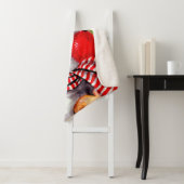 Happy Snowman Vintag Sherpadecke (Beispiel)