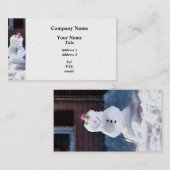 Happy Snowman Visitenkarte (Vorne/Hinten)