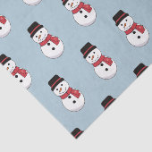 Happy Snowman Weihnachtsfeiertag Seidenpapier (Ausschnitt)
