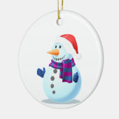 Happy Snowman Weihnachtsschmuck (Links)