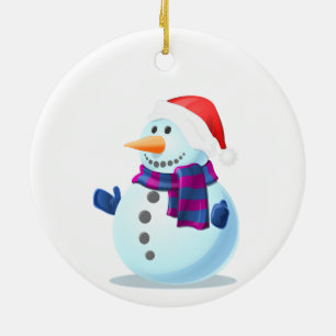 Happy Snowman Weihnachtsschmuck
