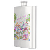 Happy Snowmans Christmas Flask Flachmann (Links)