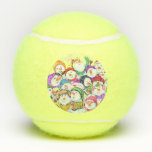 Happy Snowmans Christmas Gift Tennis Balls Tennisbälle<br><div class="desc">Happy Snowmans Merry Christmas Party Funny Drawing Cartoon Snowman Celebration - Choose / Add Your Unique Text / Font / Color - Make Your Special Gift - Resize and move or remove and add elements / image with customization tool ! - Drawing and Design by MIGNED. You can also transfer...</div>