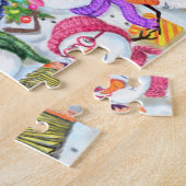 Happy Snowmans - Frohe Weihnachtsfeier Puzzle (Seite)
