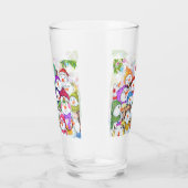 Happy Snowmans Weihnachtsglas Glas (Rechts)