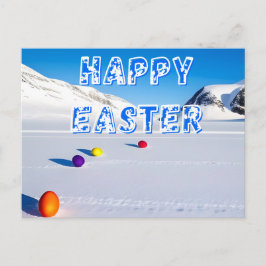 Happy Snowy Oaster Postkarte