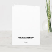 Happy Sober Anniversary Karte (Rückseite)