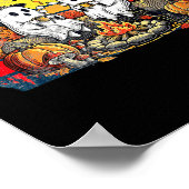 Happy Soky Camng Crew Halloween Campfire Poster (Ecke)