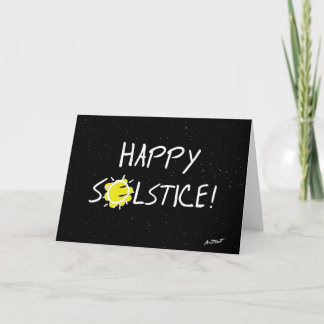 Happy Solstice! Feiertagskarte