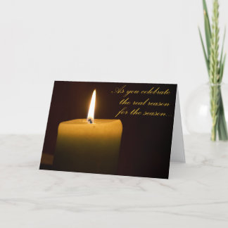 Happy Solstice Flame Karte