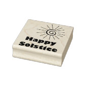 Happy Solstice Gummistempel (Stempel)