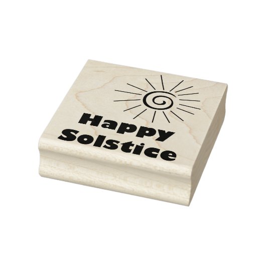 Happy Solstice Gummistempel (Stempel)