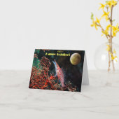 Happy Solstice Karte (Gelbe Blume)