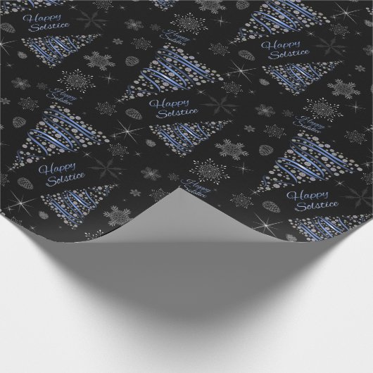 Happy Solstiz Geschenkpapier (Ecke)