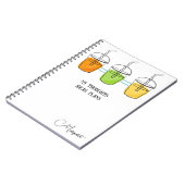 Happy Sommertime Spiral Planner, Notizblock (Linke Seite)