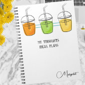 Happy Sommertime Spiral Planner, Notizblock