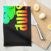 Happy Songkran Day Suksan Wan Songkran auf Thai Geschirrtuch (Viertel Falte)