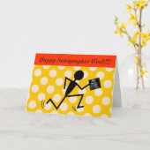 Happy Sonographer Week Cards Karte (Gelbe Blume)