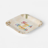 "Happy Souls Connected" Pappteller (Gewinkelt)