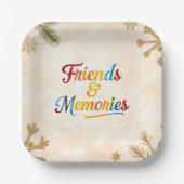 "Happy Souls Connected" Pappteller (Vorderseite)