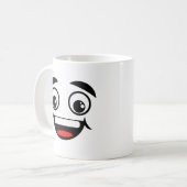 Happy Soy Face Coffee Tasse (Vorderseite Links)