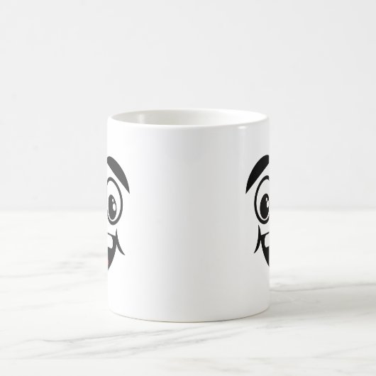 Happy Soy Face Coffee Tasse (Mittel)