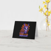 Happy Spanish Shawl Nudibranches Karte (Gelbe Blume)