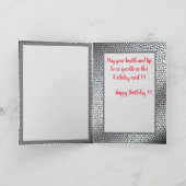 Happy Sparkle Birthday Karte (Innenseite)
