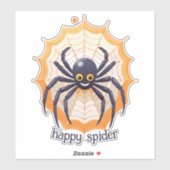 Happy Spider Aufkleber (Blatt)