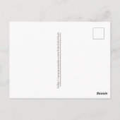 Happy Spider Christmas Postcard Postkarte (Rückseite)