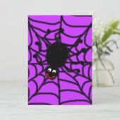 Happy Spider Einladung (Stehend Vorderseite)