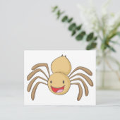 Happy Spider Postkarte (Stehend Vorderseite)