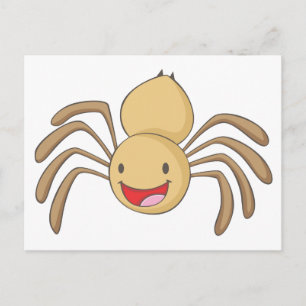 Happy Spider Postkarte
