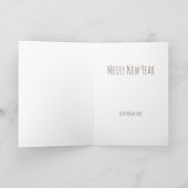 Happy Spider Weihnachtskarte mit Personalisiertem Feiertagskarte (Innenseite)