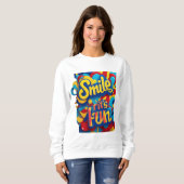 "Happy Spirit" Sweatshirt (Vorne ganz)