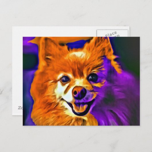 Happy Spitz #3 Postkarte (Vorne/Hinten)