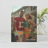 Happy spooky era Card Foto halloween Ära (Stehend Vorderseite)