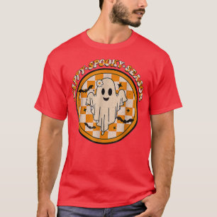 Happy Spooky Jahreszeit Niedlich Ghost Girls Fraue T-Shirt