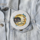 Happy Spooky Season | Halloween-Camping Button (Beispiel)