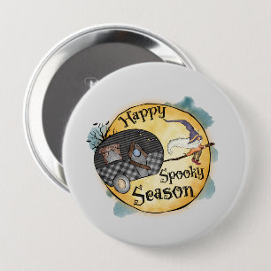 Happy Spooky Season   Halloween-Camping Button