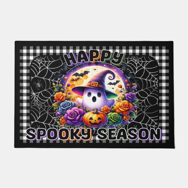 Happy Spooky Season Halloween Door Mat Fußmatte (Vorderseite)