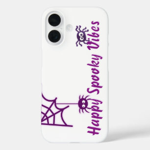 🕸️ Happy Spooky Spider iPhone 16 Hülle