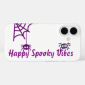 🕸️ Happy Spooky Spider Case-Mate iPhone Hülle (Rückseite (Horizontal))