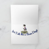 Happy "Sprich wie ein Pirat" Day (Sprechblase) Karte (Innenseite)