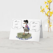 Happy "Sprich wie ein Pirat" Day (Sprechblase) Karte (Gelbe Blume)