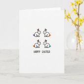 Happy Spring Animal Easter Card Karte (Gelbe Blume)