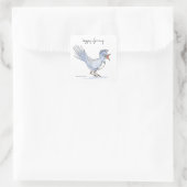 Happy Spring Bird Sticker (Tasche)