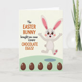 Happy Spring Bunny Greeting Card Karte (Vorderseite)