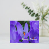 Happy Spring Card Postkarte (Stehend Vorderseite)
