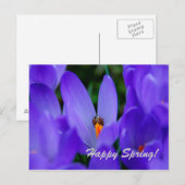 Happy Spring Card Postkarte (Vorne/Hinten)